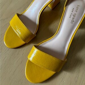 Yellow Kate Spade Heels Size 6.5